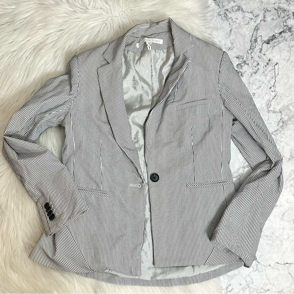 Veronica Beard Striped Dickey Blazer Size 4